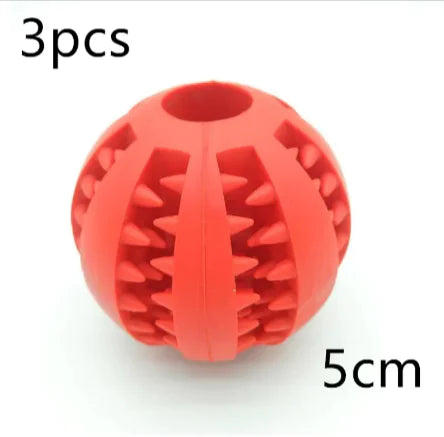 Interactive Rubber Slow Feeder Dog Ball