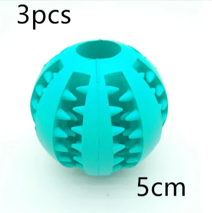 Interactive Rubber Slow Feeder Dog Ball