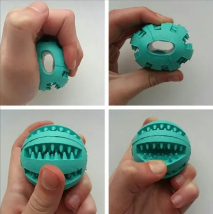 Interactive Rubber Slow Feeder Dog Ball