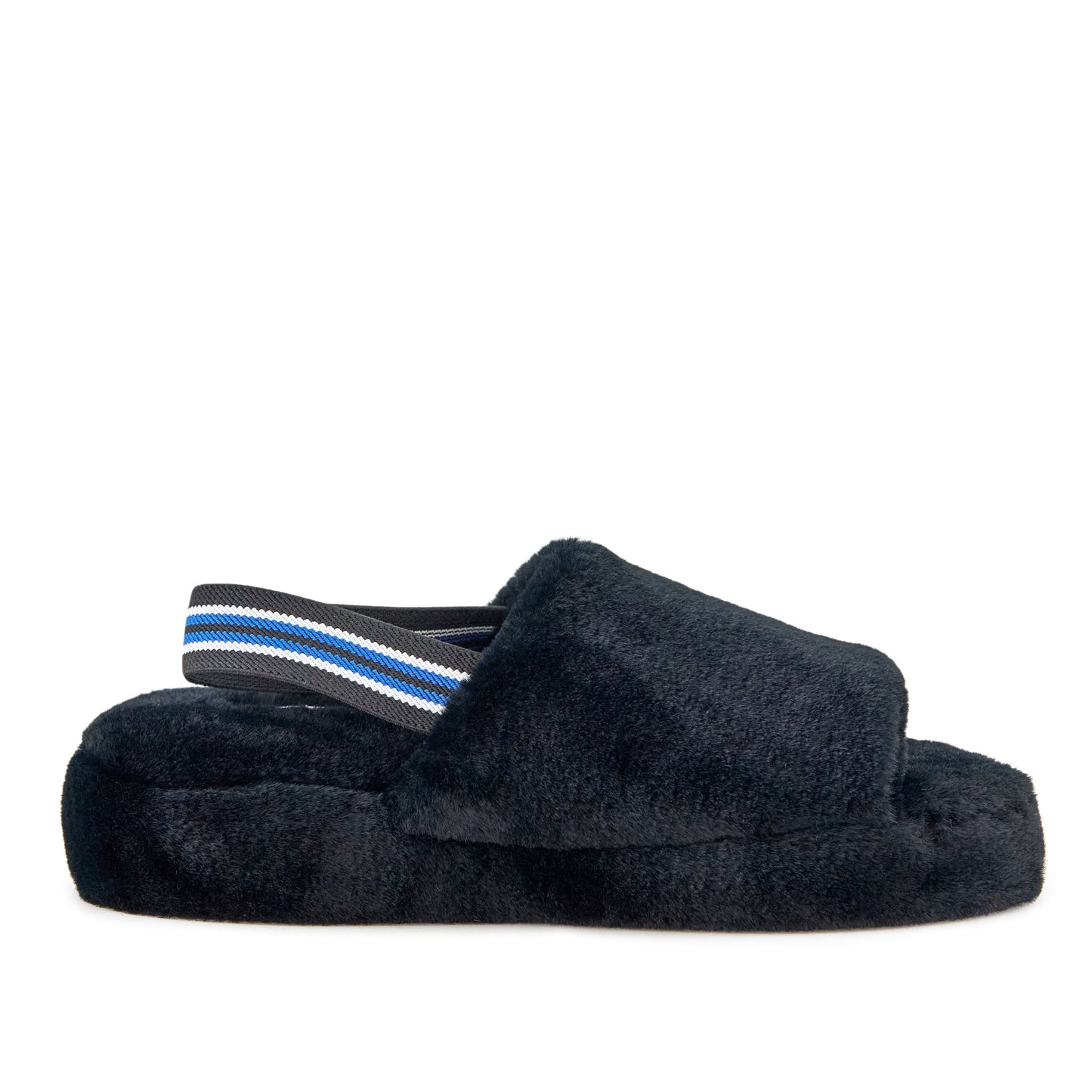 Women's Lisbon Faux Fur Slipper Black