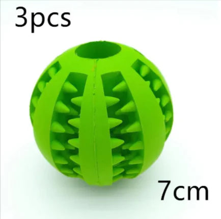 Interactive Rubber Slow Feeder Dog Ball