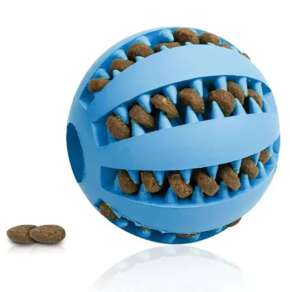 Interactive Rubber Slow Feeder Dog Ball