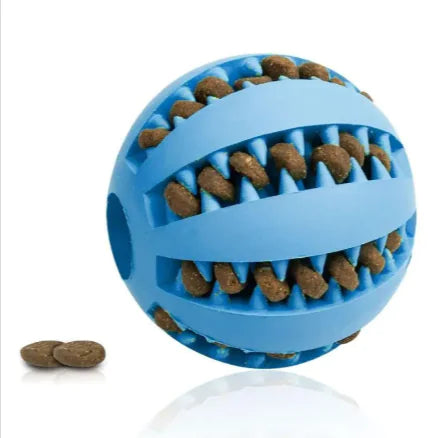 Interactive Rubber Slow Feeder Dog Ball