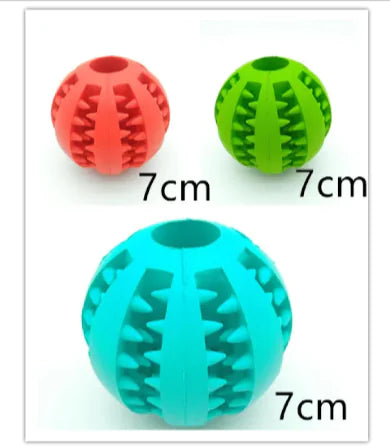 Interactive Rubber Slow Feeder Dog Ball